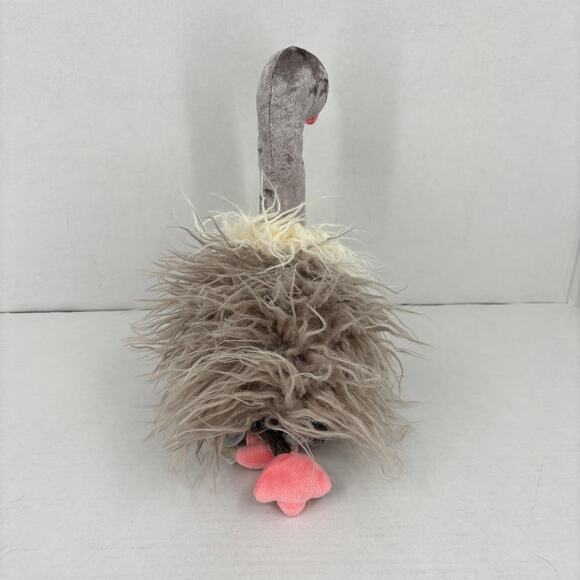 Bunnies By The Bay Ozzy Ostrich Furriends Gray Plush Bird Stuffed Animal 14 Inch - Picture 4 of 9